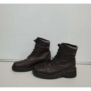 Vintage Dr. Martens 9279 Made in England Leather Boots Square Toe Size 7 ladies